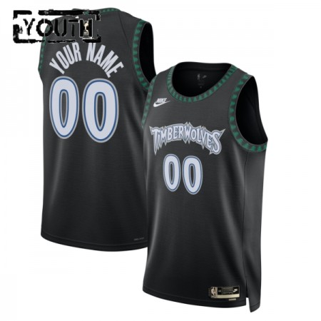Camiseta Niños Minnesota Timberwolves Personalizadas 2025-26 Nike Classic Edition Negro Swingman Camiseta Niños Minnesota Timberwolves Personalizadas 2025-26 Nike Classic Edition Negro Swingman